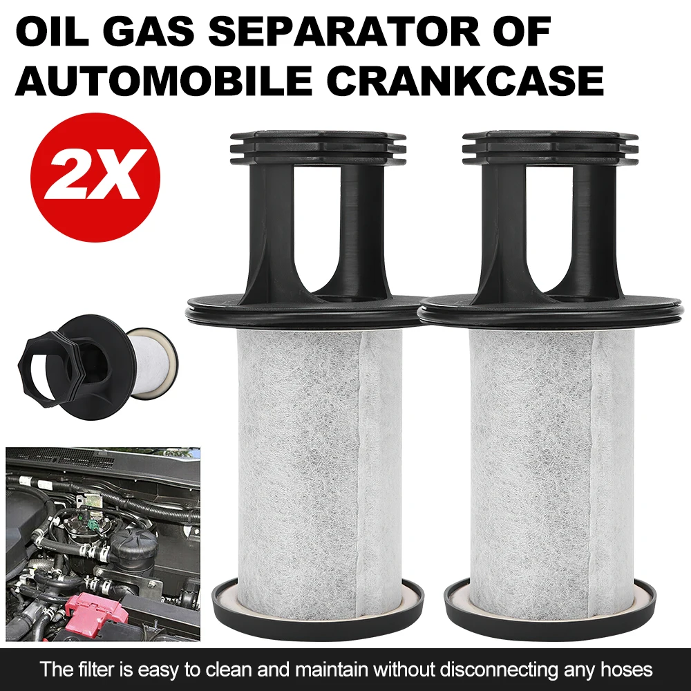 2pcs Air Oil Separator ProVent 200 4WD Oil Catch Can Replacement Filter Element Cotton 3931051950 3931050950
2pcs Air Oil Separator ProVent 200 4WD Oil Catch Can Replacement Filter Element Cotton 3931051950 3931050950