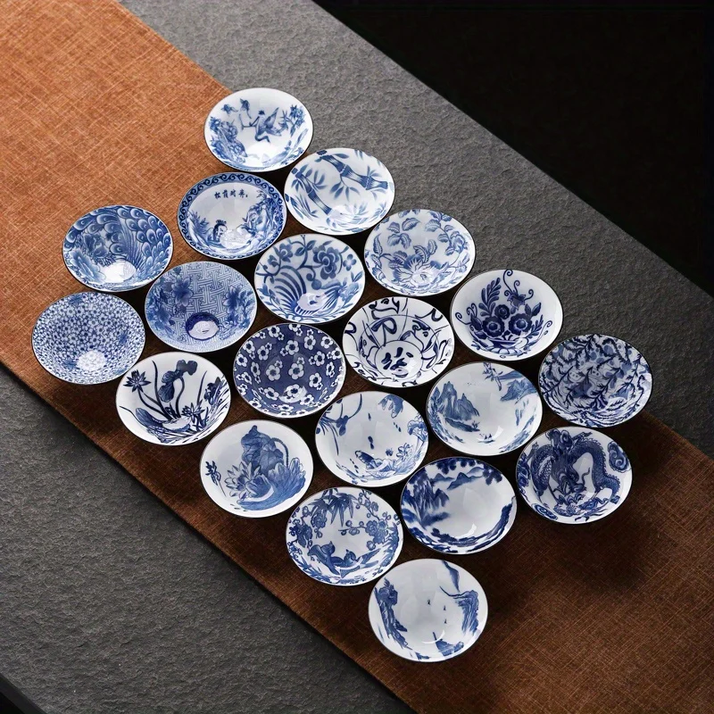 5pcs, Chinese Style Teacups Set, Blue And White Porcelain Tea Cups, 1.69oz Exquisite Kung Fu Tea Cup, Summer Winter Drinkware,
5pcs, Chinese Style Teacups Set, Blue And White Porcelain Tea Cups, 1.69oz Exquisite Kung Fu Tea Cup, Summer Winter Drinkware,