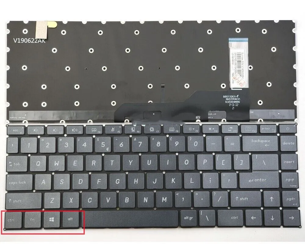 New laptop US Keyboard for MSI Prestige 15 A10SC-219CN A10SC-220CN V190622AK Backlit
New laptop US Keyboard for MSI Prestige 15 A10SC-219CN A10SC-220CN V190622AK Backlit
