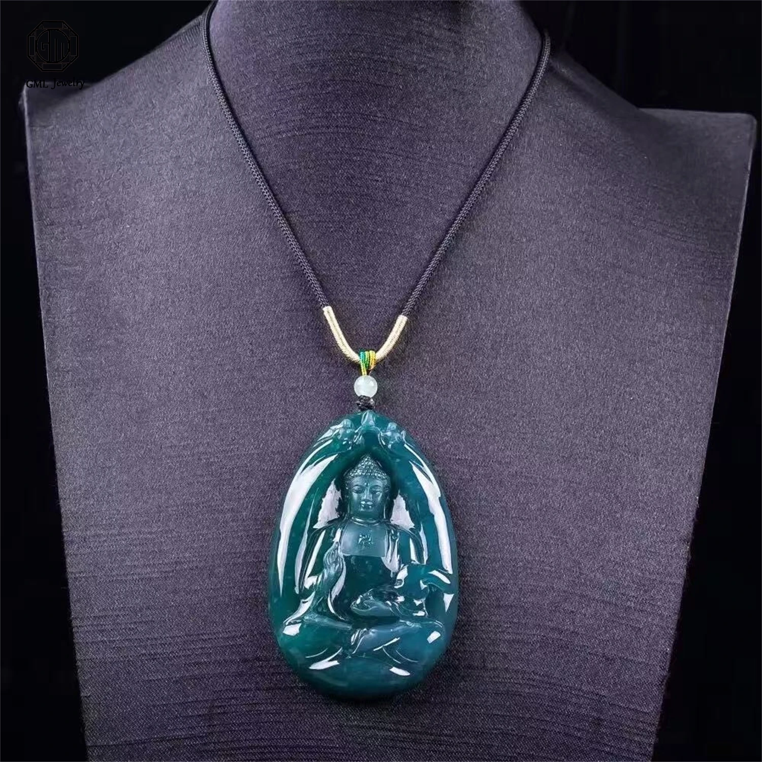 Natural Grade A Jadeite Blue Water Ice Vairocana Buddha Plaque Pendant Unisex Men Women High End Gemstone Necklace Jewelry Gift
Natural Grade A Jadeite Blue Water Ice Vairocana Buddha Plaque Pendant Unisex Men Women High End Gemstone Necklace Jewelry Gift