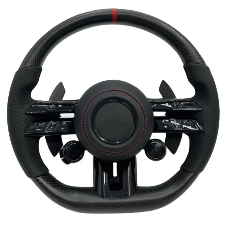 Auto High Quality For AMG Full Leather Alcantara Carbon Fiber Steering Wheel for benzs W204 W205 W211 W212 W213 2005 2021 Year
Auto High Quality For AMG Full Leather Alcantara Carbon Fiber Steering Wheel for benzs W204 W205 W211 W212 W213 2005 2021 Year