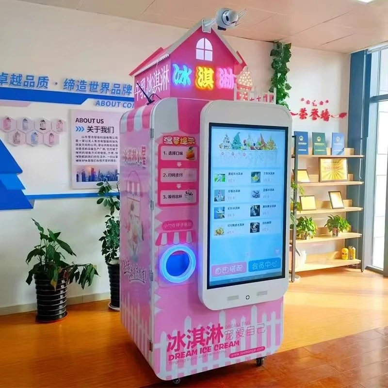 Floor Standing Ice Cream Machine Smart Fresh Keeping Continuous Dispensing for Dessert Shop
Floor Standing Ice Cream Machine Smart Fresh Keeping Continuous Dispensing for Dessert Shop