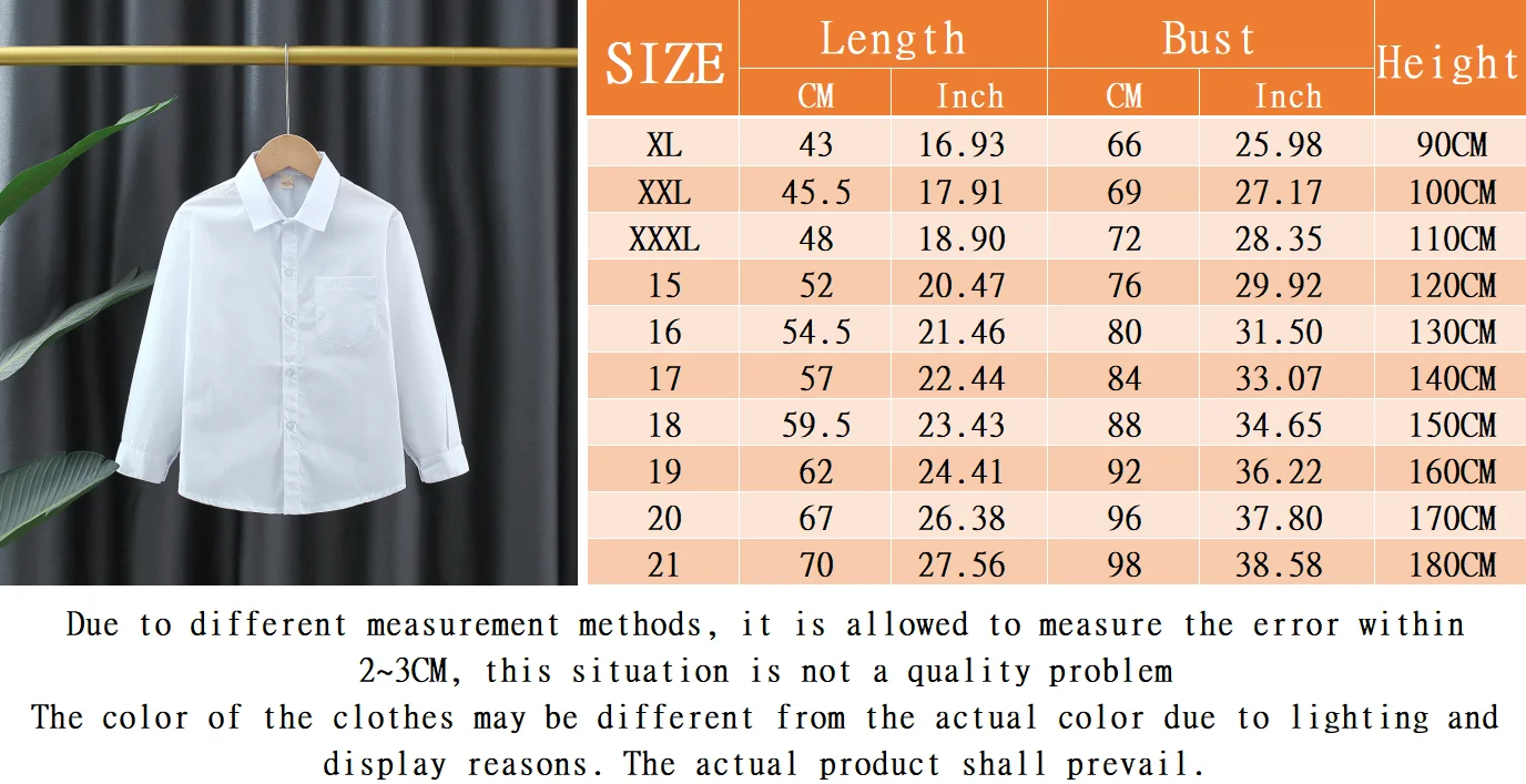 White Kids Long Sleeve Shirt 7 S1b63b68408f04e3d81d08616fe3162dat