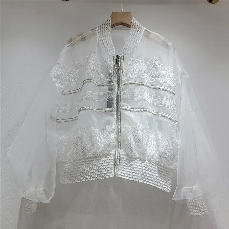 2026 Summer New Beaded & Rhinestone Embellished Sun Protection Jacket - Stand Collar, Designer Thin Baseball Jacket Top
2026 Summer New Beaded & Rhinestone Embellished Sun Protection Jacket - Stand Collar, Designer Thin Baseball Jacket Top
