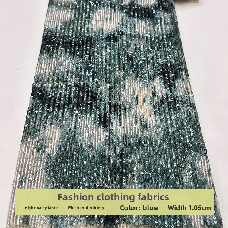 Lace Mesh Bead Sequins Embroidered Fabric for Tie Dye Dress Cheongsam Clothing Diy Cloth By The Yard Sewing Material
Lace Mesh Bead Sequins Embroidered Fabric for Tie Dye Dress Cheongsam Clothing Diy Cloth By The Yard Sewing Material
