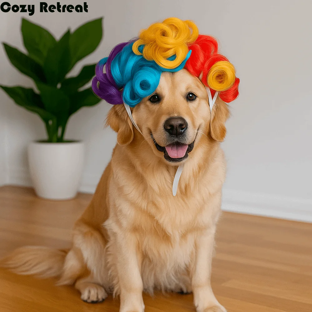 Wig Accessories Colorful Pet Costume Wig Adorable Adjustable Pet Cosplay Wig Decorative Cute Dog Hairpiece Holiday Party
Wig Accessories Colorful Pet Costume Wig Adorable Adjustable Pet Cosplay Wig Decorative Cute Dog Hairpiece Holiday Party
