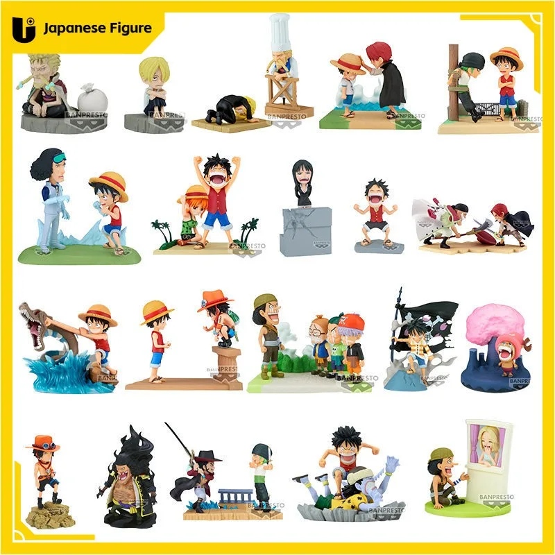 Bandai Original One Piece WCF Log Stories Luffy Shanks Zoro Mihawk Usopp Sanji Nami Chopper Ace Vivi Enel Anime Figures Toys
Bandai Original One Piece WCF Log Stories Luffy Shanks Zoro Mihawk Usopp Sanji Nami Chopper Ace Vivi Enel Anime Figures Toys