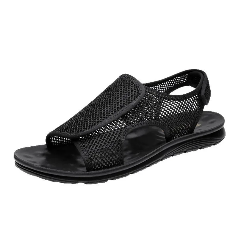Breathable Quick-drying Lightweight Mesh Sandals for Men Summer New Designer Black Hallow Anti-slip Beach Shoes Sandals Men
Breathable Quick-drying Lightweight Mesh Sandals for Men Summer New Designer Black Hallow Anti-slip Beach Shoes Sandals Men