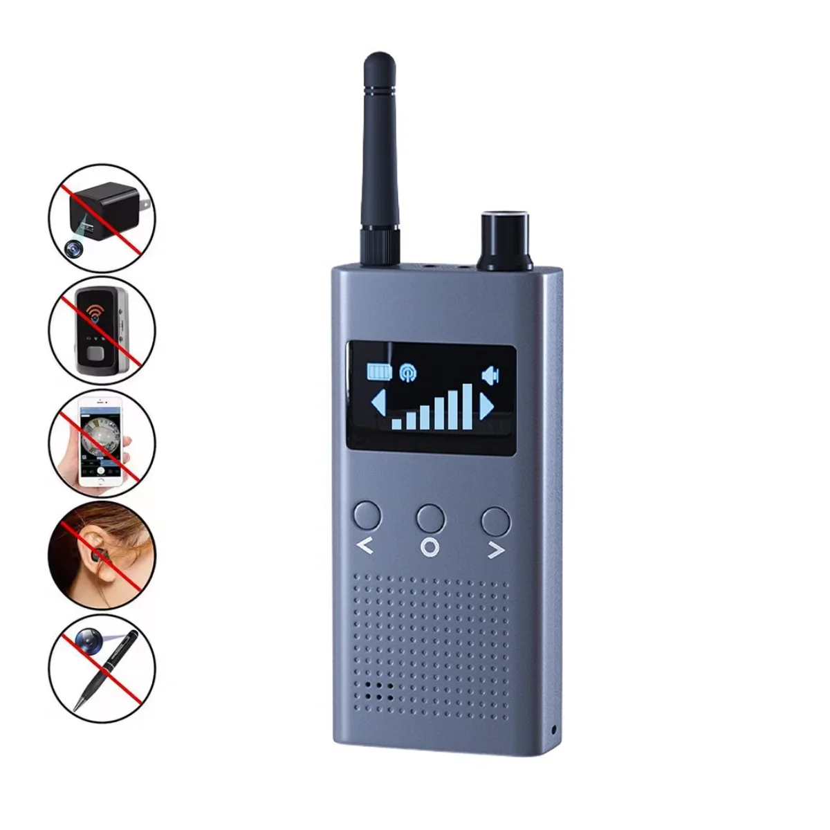 Антистественный детектор T19: радиочастотное/магнитное/инфракрасное сканирование, диапазон 30–200 см, частота 6 ГГц, цветной экран для отелей/автомобилей
Антистественный детектор T19: радиочастотное/магнитное/инфракрасное сканирование, диапазон 30–200 см, частота 6 ГГц, цветной экран для отелей/автомобилей