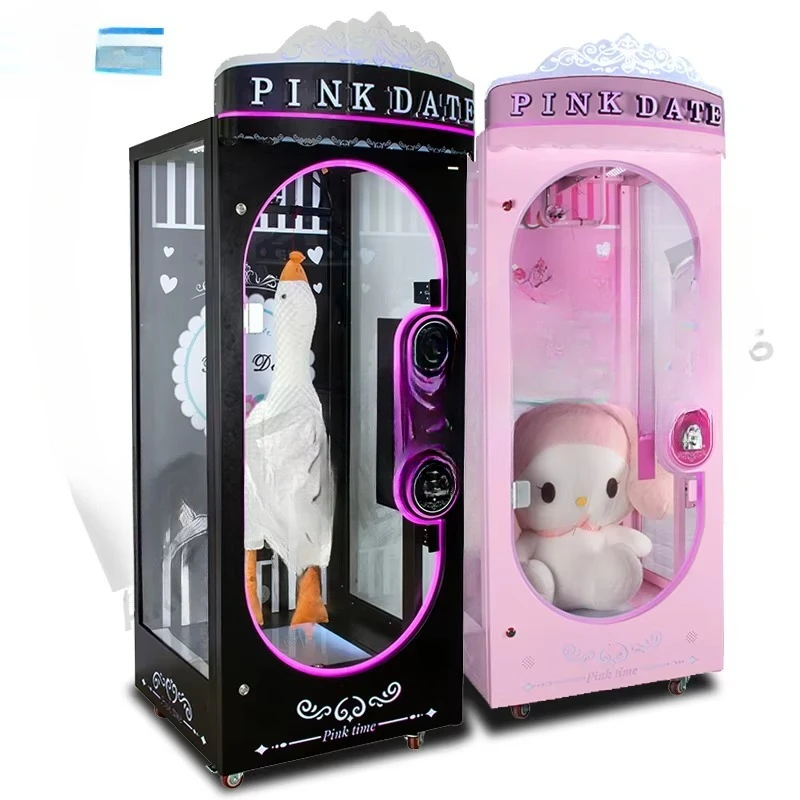 Amusement Park Coin Operated Cut Your Price Claw Gift Game Machine Arcade pink Date Plush Toy Prize Vending Machine for Sale
Amusement Park Coin Operated Cut Your Price Claw Gift Game Machine Arcade pink Date Plush Toy Prize Vending Machine for Sale