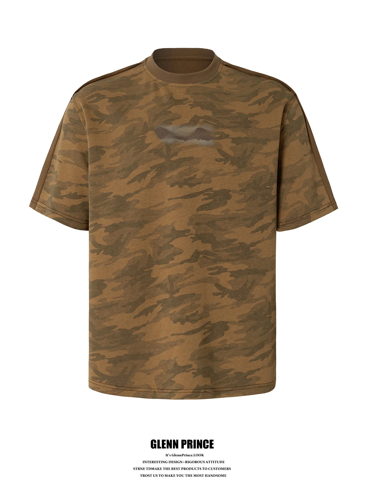 Retro Desert Camouflage Color Block Washed Short Sleeve T-Shirt Men's Oversize Street Summer Tee Breathable Cotton Polyester ...
Retro Desert Camouflage Color Block Washed Short Sleeve T-Shirt Men's Oversize Street Summer Tee Breathable Cotton Polyester ...