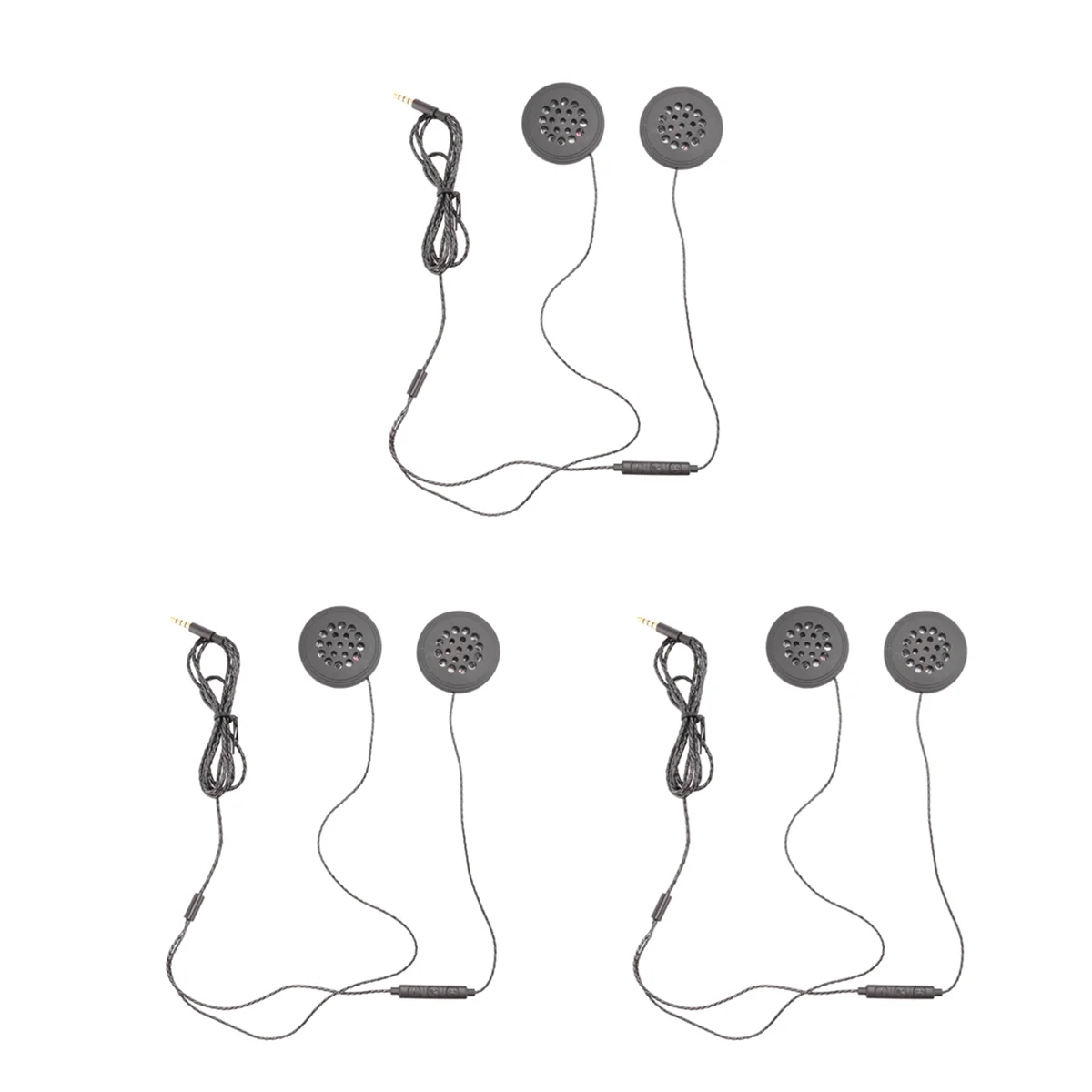 BAAU 3X Motorcycle Helmet Headset Speakers 3.5mm Jack Wired Headphones Earphone Headphone with HD Microphone
BAAU 3X Motorcycle Helmet Headset Speakers 3.5mm Jack Wired Headphones Earphone Headphone with HD Microphone