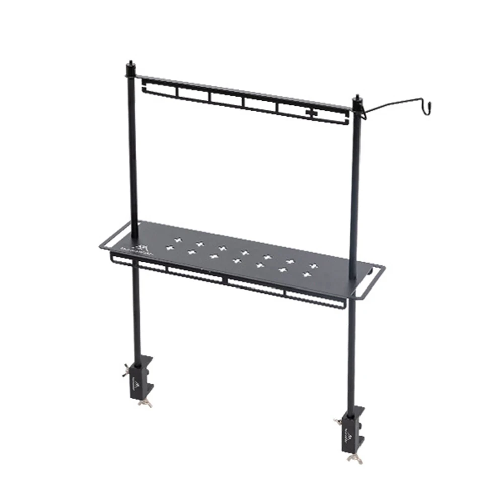 Портативная подставка-органайзер для кемпинга с крючком для фонаря для походов, рыбалки, пикников, барбекю
Портативная подставка-органайзер для кемпинга с крючком для фонаря для походов, рыбалки, пикников, барбекю