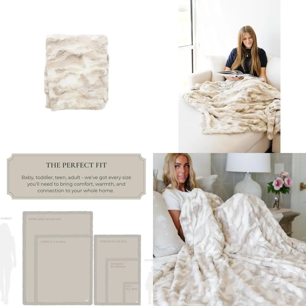 Роскошное одеяло из искусственного меха большого размера — мягкое, уютное и теплое для домашнего декора (Marbled Ivory, 60x80)
Роскошное одеяло из искусственного меха большого размера — мягкое, уютное и теплое для домашнего декора (Marbled Ivory, 60x80)