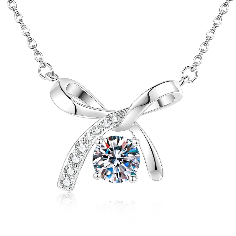 Apaison Luxury 1 Carat Moissanite Women's Pendant Necklace -Wedding Engagement 925 Sterling Silver Adjustable Chain
Apaison Luxury 1 Carat Moissanite Women's Pendant Necklace -Wedding Engagement 925 Sterling Silver Adjustable Chain