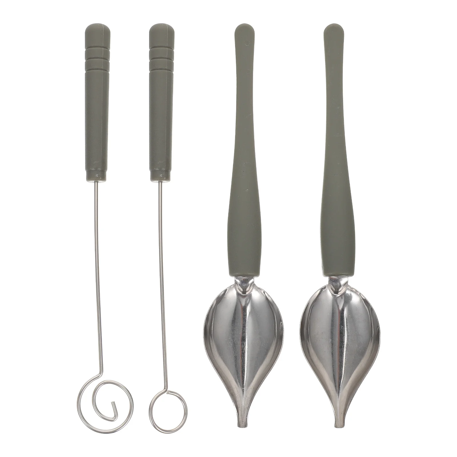 4 Pcs Plate Tool Baking Supplies Chocolate Kitchen Gadgets Culinary Spoon Fondue Dipping Fork Sauce Painting Pastry
4 Pcs Plate Tool Baking Supplies Chocolate Kitchen Gadgets Culinary Spoon Fondue Dipping Fork Sauce Painting Pastry