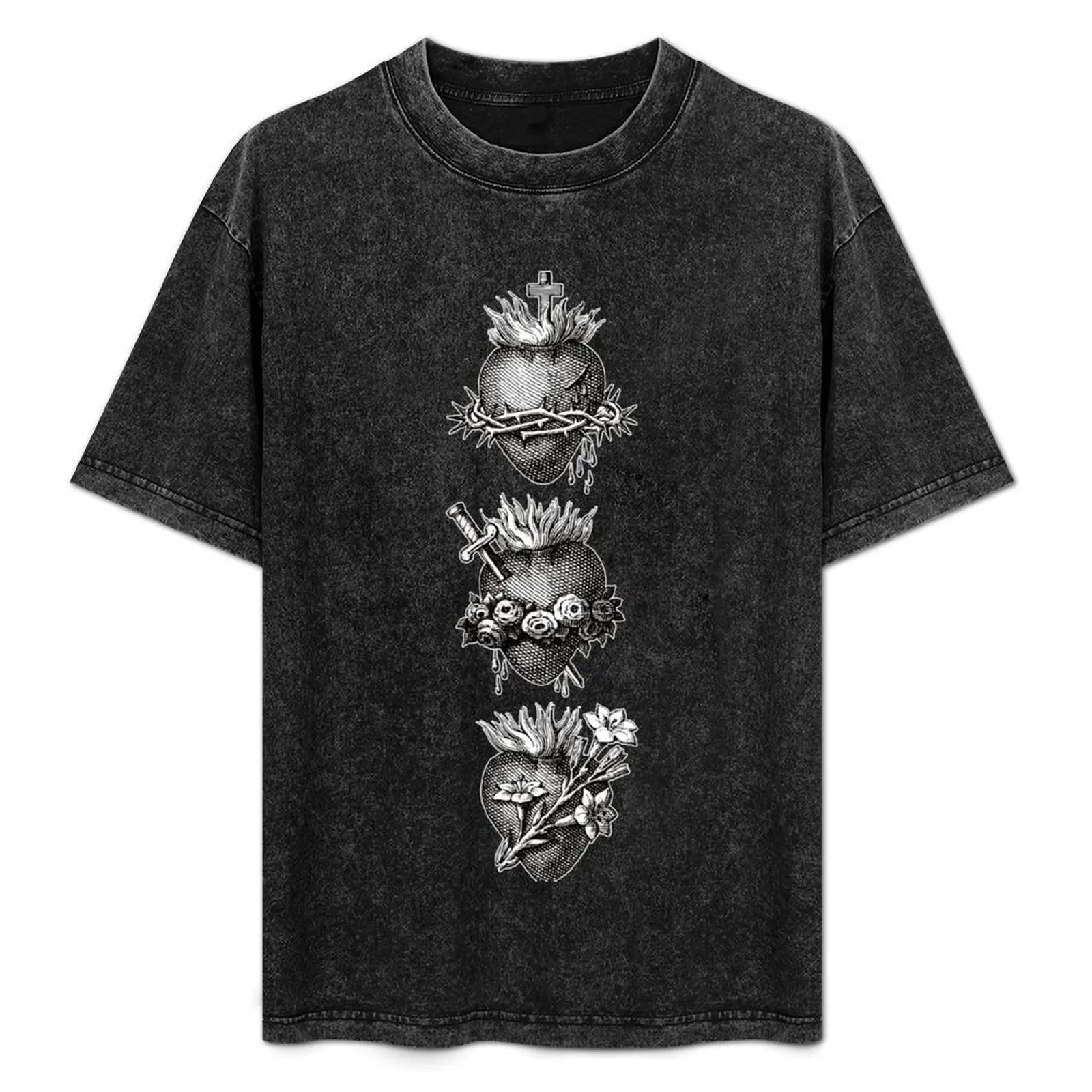 Sacred Hearts of the Holy Family T-Shirt Utility Work Short Sleeve Top
Sacred Hearts of the Holy Family T-Shirt Utility Work Short Sleeve Top
