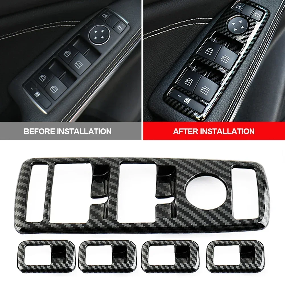 5Pcs Carbon Fiber Car Window Lift Button Frame Stickers For Mercedes Benz A B C E GLE GLA CLA GLK Class W176 W204 W212 W166 W218
5Pcs Carbon Fiber Car Window Lift Button Frame Stickers For Mercedes Benz A B C E GLE GLA CLA GLK Class W176 W204 W212 W166 W218