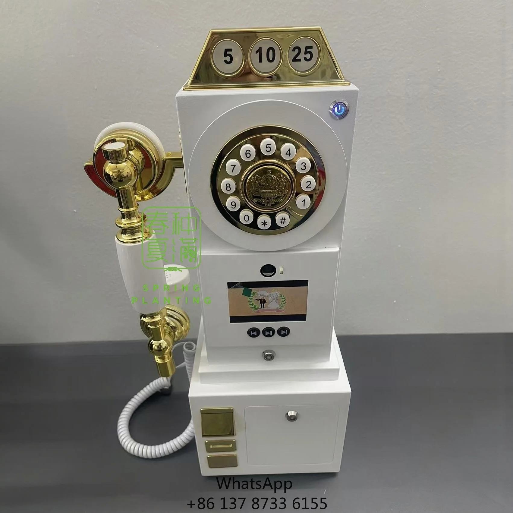 New 1080P White Video Audio Guestbook Phone Antique Recorders Retro Video Guestbook For Event Wedding Birthday
New 1080P White Video Audio Guestbook Phone Antique Recorders Retro Video Guestbook For Event Wedding Birthday