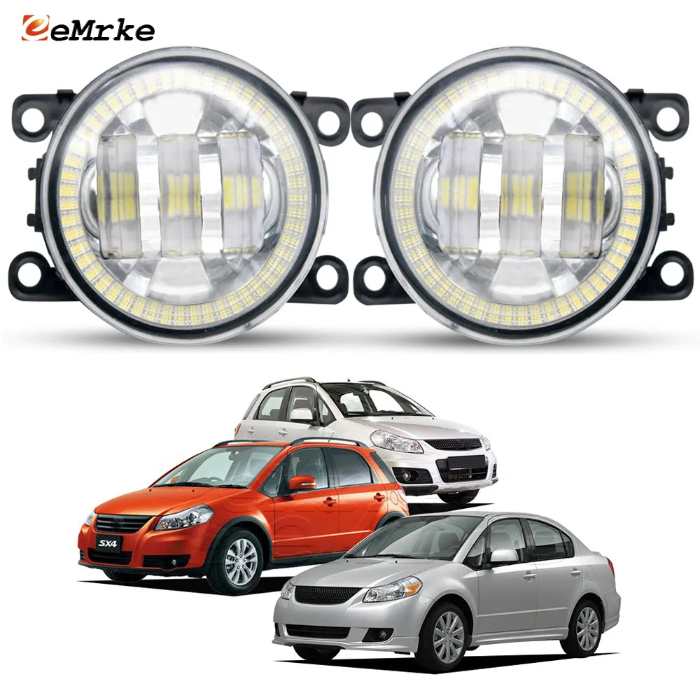 2X LED Car Fog Lights Assembly for Suzuki SX4 GY / SX4 Crossover Facelift 2011-2015 Head Lamp Angel Eyes DRL Aperture Day Light
2X LED Car Fog Lights Assembly for Suzuki SX4 GY / SX4 Crossover Facelift 2011-2015 Head Lamp Angel Eyes DRL Aperture Day Light