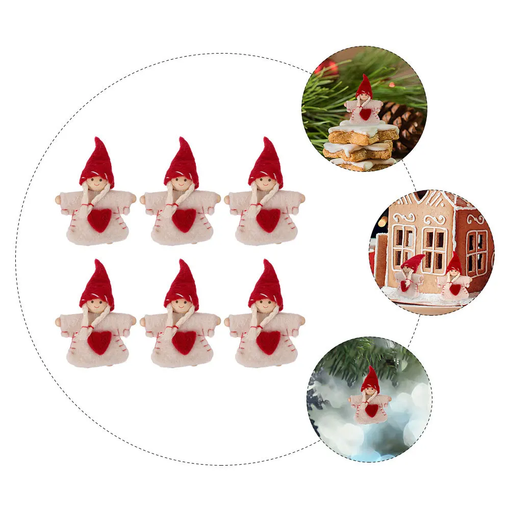 6Pcs Wool Felt Christmas Witch Ornament Lovely Party Decor Xmas Tree Adornments Festival Decoration Christmas Tree Adorn
6Pcs Wool Felt Christmas Witch Ornament Lovely Party Decor Xmas Tree Adornments Festival Decoration Christmas Tree Adorn