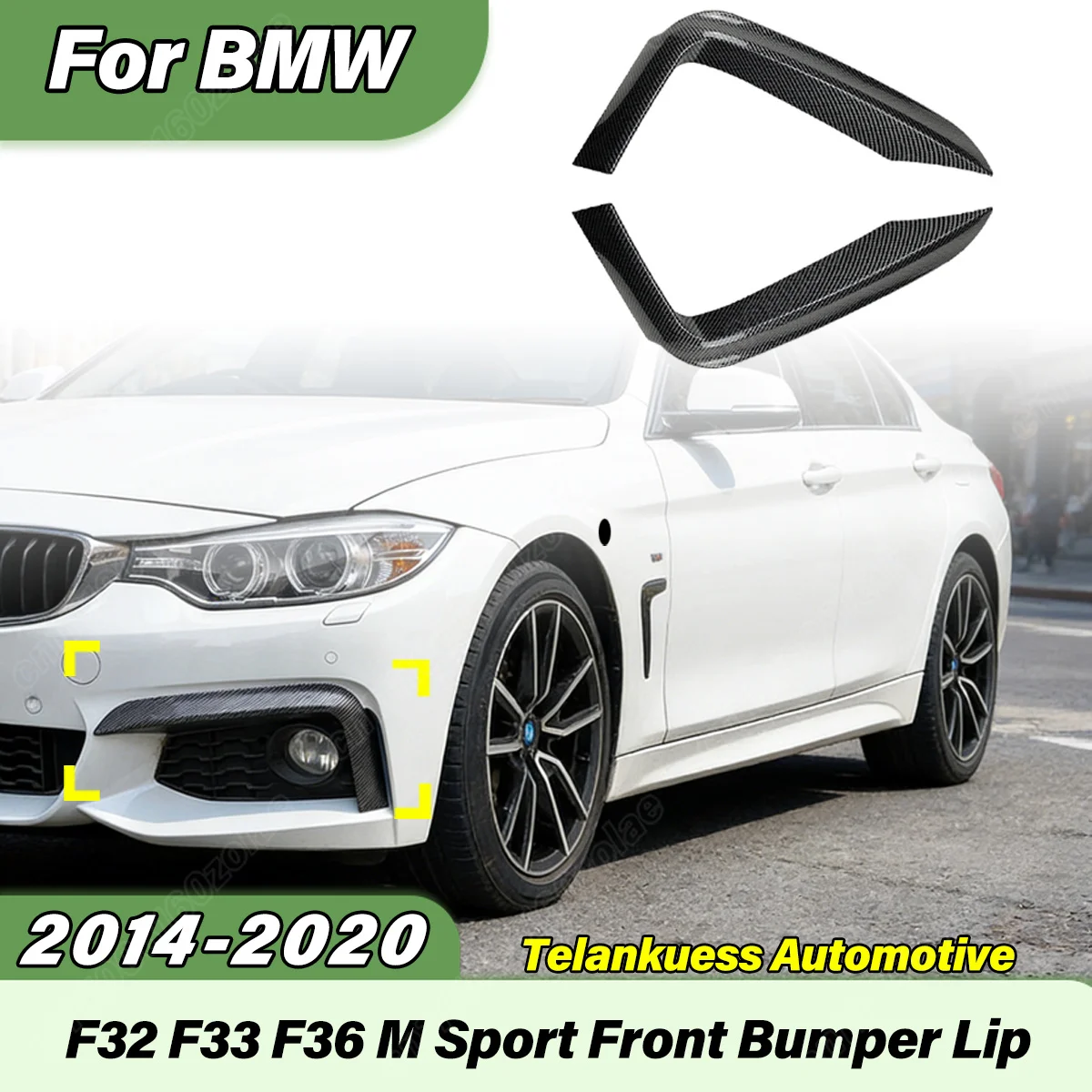 For BMW 4 Series F32 F33 F36 M Sport 2014 2015 2016 2017 2018 2019 2020 Front Air Knife Car Wind Vent Wind Splitter Car Sticker
For BMW 4 Series F32 F33 F36 M Sport 2014 2015 2016 2017 2018 2019 2020 Front Air Knife Car Wind Vent Wind Splitter Car Sticker