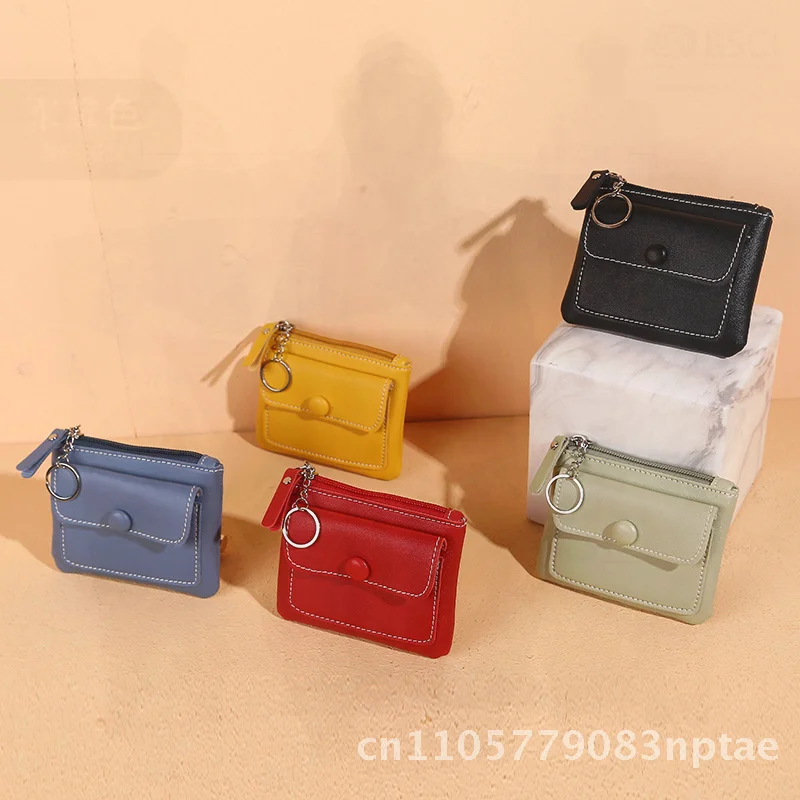 Ladies Solid Color Zipper Short Wallet PU Leather Card Bag Coin Key Holder Fresh Sweet Style Yellow Red Green Blue Black
Ladies Solid Color Zipper Short Wallet PU Leather Card Bag Coin Key Holder Fresh Sweet Style Yellow Red Green Blue Black