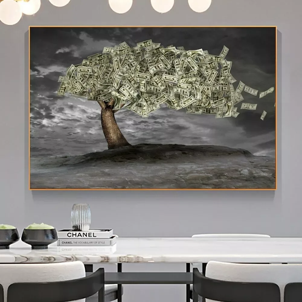 Money Rich Tree Print ,Art Canvas Poster For Living Room Decoration, Home Wall Picture
Money Rich Tree Print ,Art Canvas Poster For Living Room Decoration, Home Wall Picture