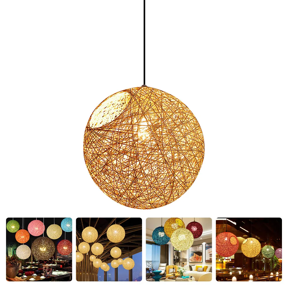 Rattan Pendant Light Chandelier Hanging Lamp Vintage Home Decor Ceiling Lamp Warm Atmosphere Simple Round Shape Suitable Home
Rattan Pendant Light Chandelier Hanging Lamp Vintage Home Decor Ceiling Lamp Warm Atmosphere Simple Round Shape Suitable Home