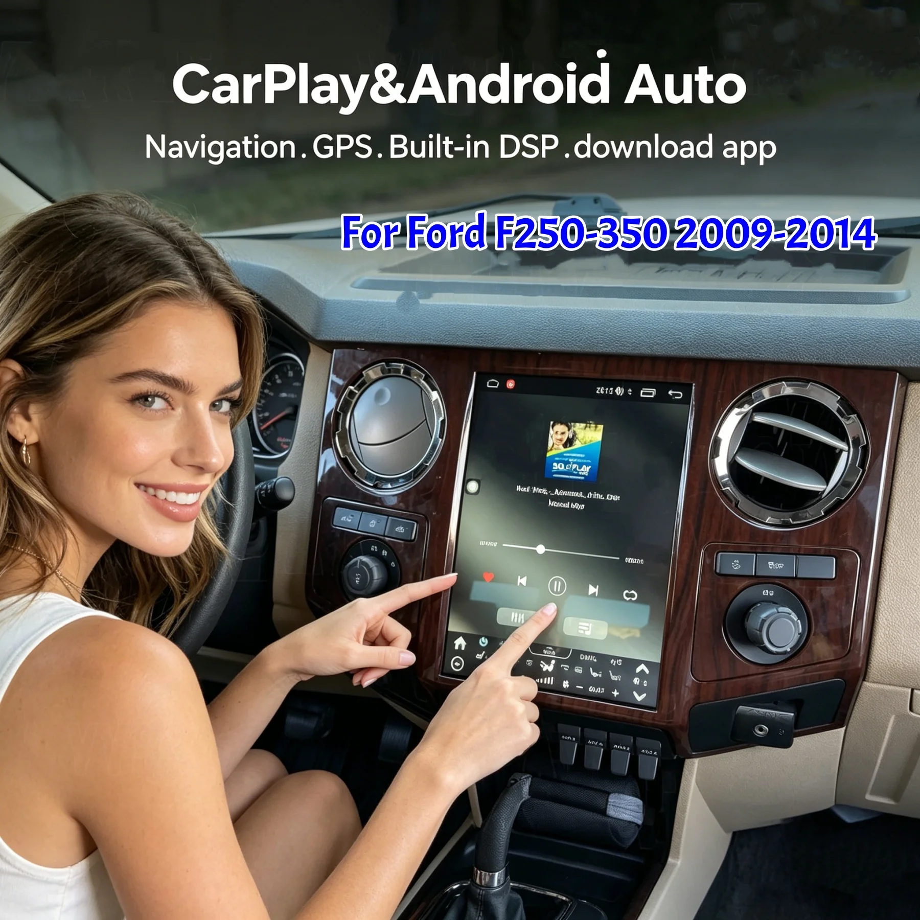 12.1‘ For Ford F250-350 2009-2014 Car Radio Multimedia Player Car GPS Navigation Wireless Carplay Android auto Head Unit
12.1‘ For Ford F250-350 2009-2014 Car Radio Multimedia Player Car GPS Navigation Wireless Carplay Android auto Head Unit