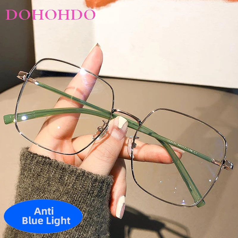 Luxury Classic Oversized Square Frame Metal Leg Women Men Glasses Computer Optical Spectacle Reading Anti-Blue Light Eyeglasses
Luxury Classic Oversized Square Frame Metal Leg Women Men Glasses Computer Optical Spectacle Reading Anti-Blue Light Eyeglasses