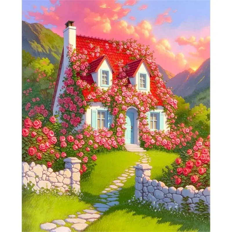 GATYZTORY Villa Paint By Numbers For Adults Diy Gift Landscape Canvas for Painting Kits Handmade Drawing By Numbers
GATYZTORY Villa Paint By Numbers For Adults Diy Gift Landscape Canvas for Painting Kits Handmade Drawing By Numbers
