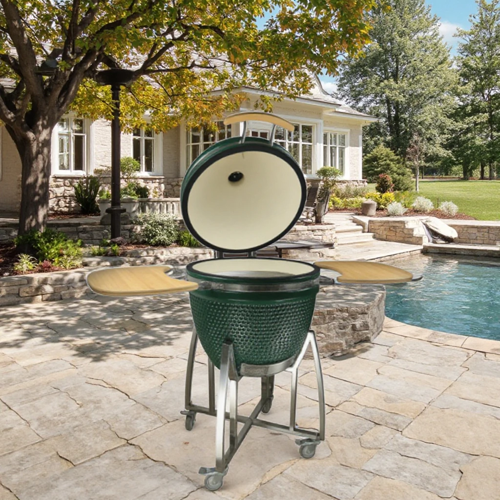 Auplex BIG Green BBQ Charcoal Keramik Kamado Komado Grill
Auplex BIG Green BBQ Charcoal Keramik Kamado Komado Grill