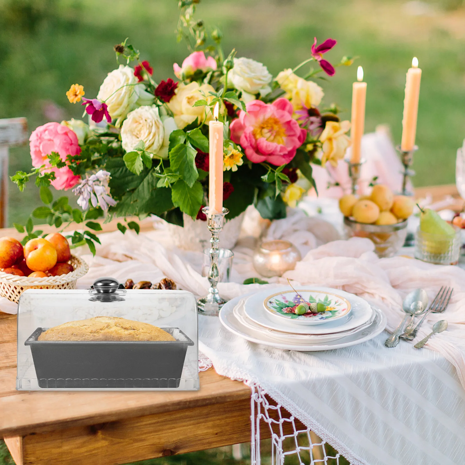 Cake Dome Transparent Food Preservation Cover Fresh Keeping Lid Tray Decorate Cake Stand Clear Dome Kitchen Tool Reusable
Cake Dome Transparent Food Preservation Cover Fresh Keeping Lid Tray Decorate Cake Stand Clear Dome Kitchen Tool Reusable