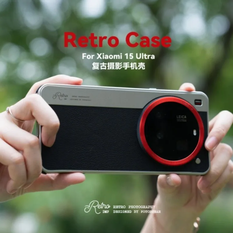 For Xiaomi 15 Ultra Camera Shutter Button Phone Case Retro Metal Press Trigger Kit with Tripod Mount Support
For Xiaomi 15 Ultra Camera Shutter Button Phone Case Retro Metal Press Trigger Kit with Tripod Mount Support