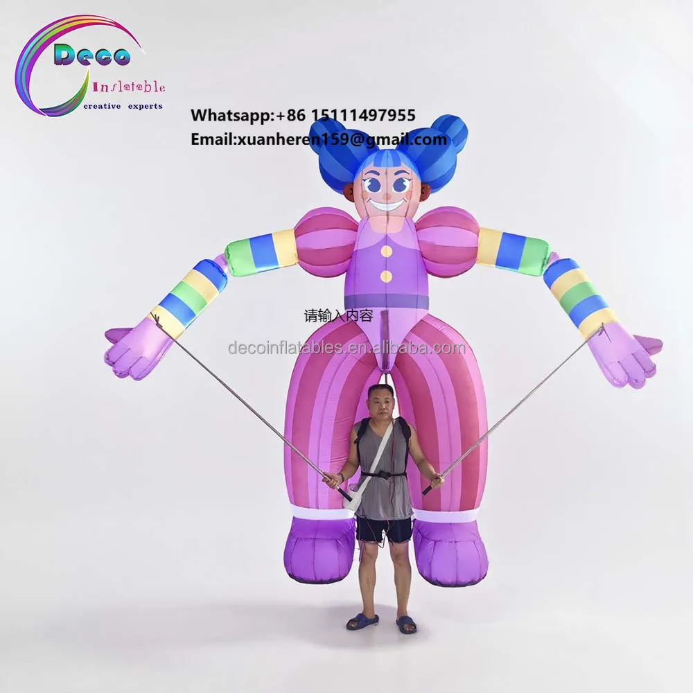 Giant Inflatable People Model for Party Event Promotion LED Lamp Advertising Blower Included Hopping Mascot Balloon
Giant Inflatable People Model for Party Event Promotion LED Lamp Advertising Blower Included Hopping Mascot Balloon