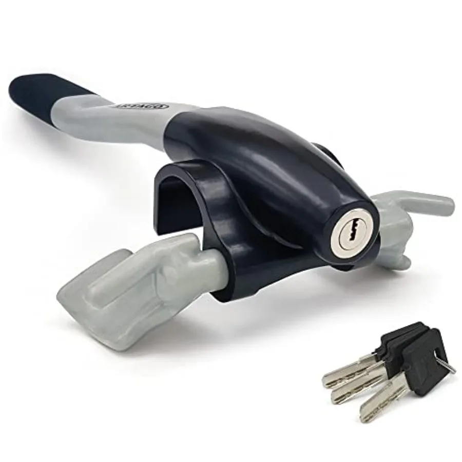 869 High-End Steering Wheel Lock Extra Security Around The Spoke Press and Click Locking More Practical Universal Anti Theft Ba
869 High-End Steering Wheel Lock Extra Security Around The Spoke Press and Click Locking More Practical Universal Anti Theft Ba