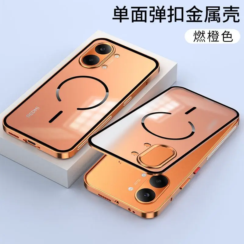 Metal Bumper Case For Xiaomi Redmi Turbo 5 Max Shockproof Magnetic Snap Lock Frame Matte Back Cover For RedmiTurbo 5 Max Shell
Metal Bumper Case For Xiaomi Redmi Turbo 5 Max Shockproof Magnetic Snap Lock Frame Matte Back Cover For RedmiTurbo 5 Max Shell