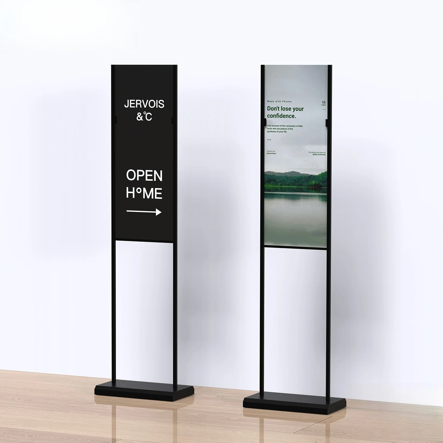Double-sided advertising rack display stand outdoor minimalist floor-to-ceiling display sign sign Mai Taibao
Double-sided advertising rack display stand outdoor minimalist floor-to-ceiling display sign sign Mai Taibao