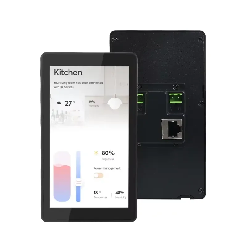 Home Assistant CE Certificated Portworld Factory OEM/ODM Metal 5.5" RK3576 Android 14 POE HMI Touch Control Panel for Smart
Home Assistant CE Certificated Portworld Factory OEM/ODM Metal 5.5" RK3576 Android 14 POE HMI Touch Control Panel for Smart