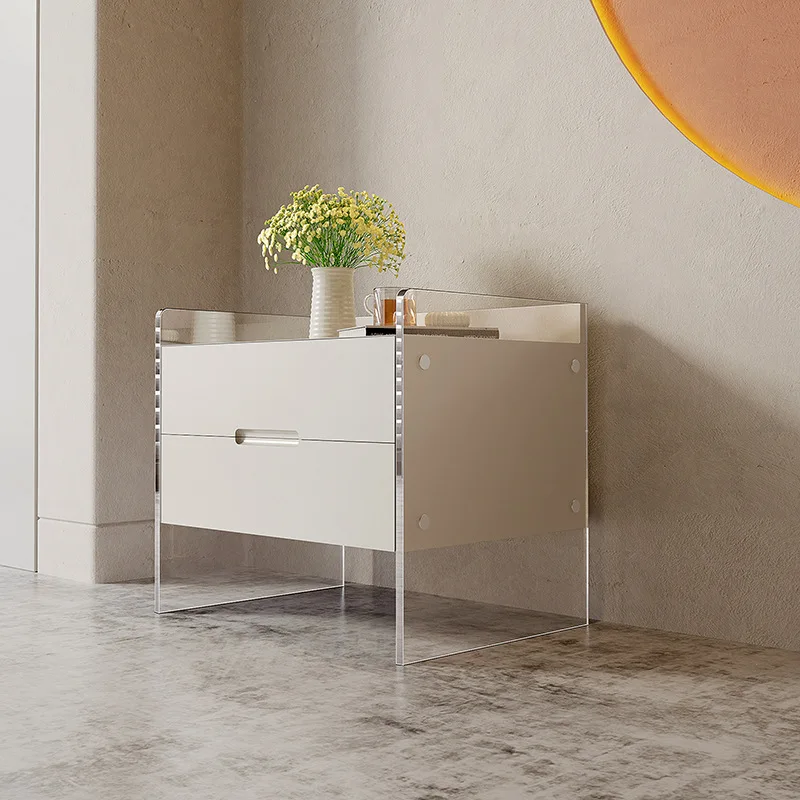 Acrylic bedside table, light luxury modern minimalist mini minimalist bedroom small
Acrylic bedside table, light luxury modern minimalist mini minimalist bedroom small