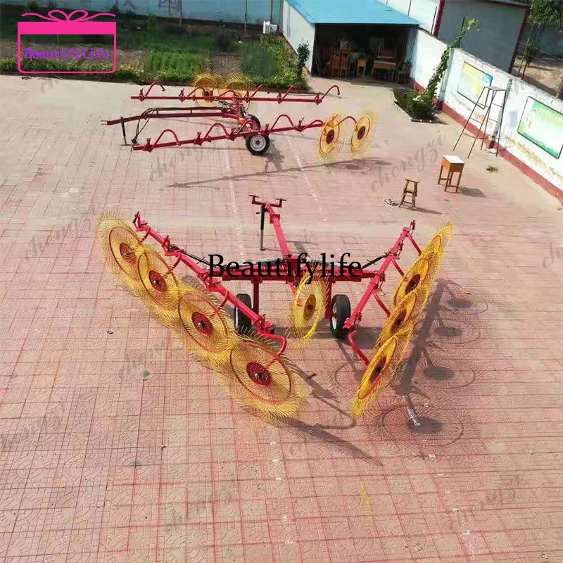 A55 straw rake, automatic forage turning and stacking equipment, traction rake
A55 straw rake, automatic forage turning and stacking equipment, traction rake