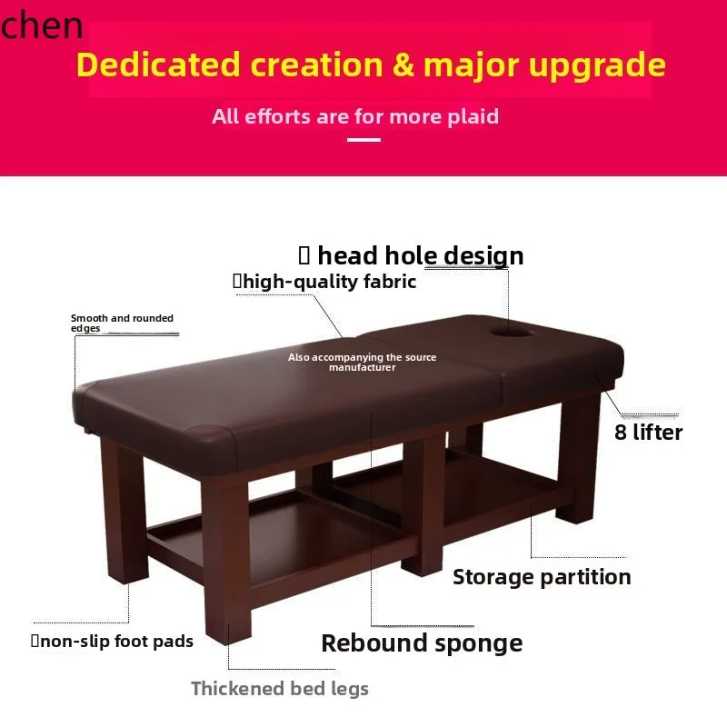YFY Solid Wood Beauty Salon Therapy Bed Massage Multi-Functional Ear Cleaning Body Sculpting Tattoo Embroidery with Hole Wood
YFY Solid Wood Beauty Salon Therapy Bed Massage Multi-Functional Ear Cleaning Body Sculpting Tattoo Embroidery with Hole Wood