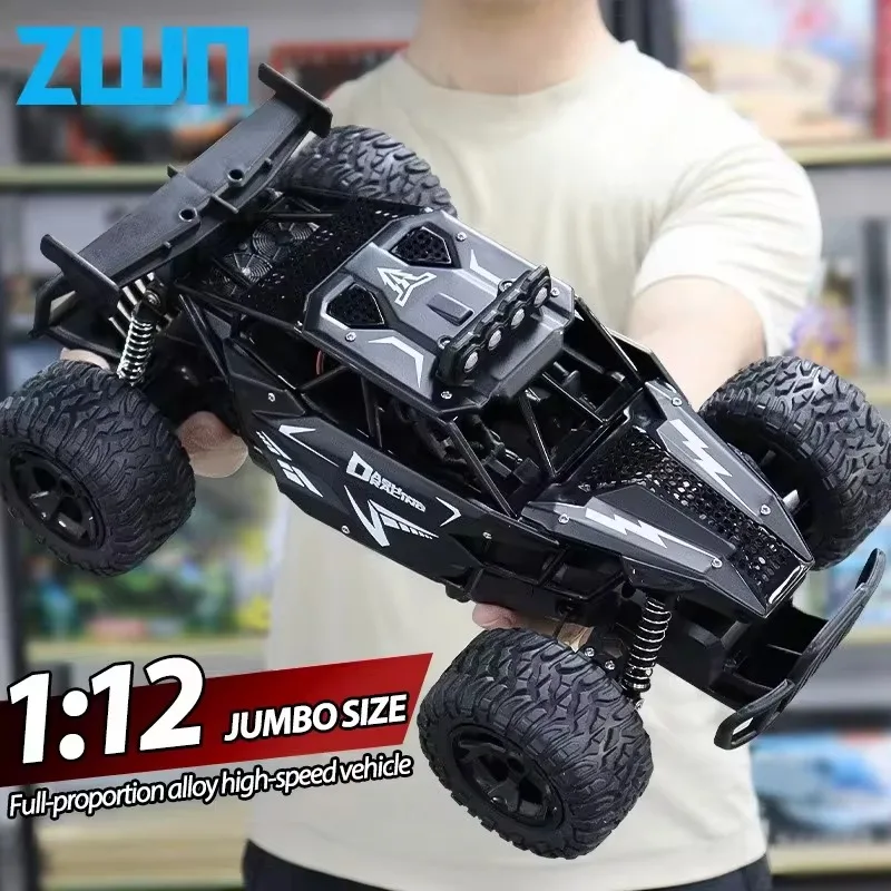 1/12 057 058 2.4G Alloy Off-road RC Car High Speed 20KM/H RC Car With LED Lights Change of four-color lights Climbing Vehicle To
1/12 057 058 2.4G Alloy Off-road RC Car High Speed 20KM/H RC Car With LED Lights Change of four-color lights Climbing Vehicle To