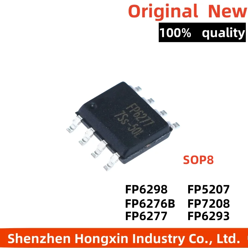 10 pieces New FP6298 5207 6276 7208 6277 6293 6296 B XR-G1 SMT SOP8 Mobile Power Boost Chip
10 pieces New FP6298 5207 6276 7208 6277 6293 6296 B XR-G1 SMT SOP8 Mobile Power Boost Chip
