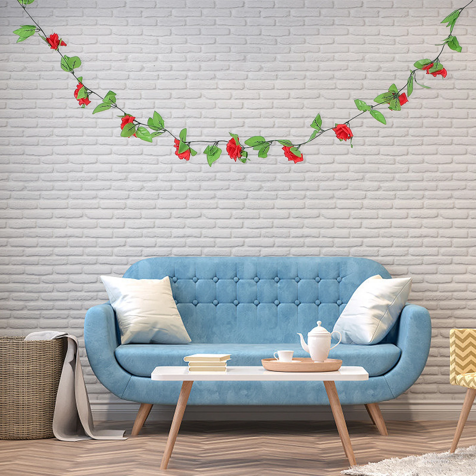 2pcs Artificial Flower Craft 2.4M Home Wedding Party Curving Rose Wedding Party Home Decor Simulation Flower
2pcs Artificial Flower Craft 2.4M Home Wedding Party Curving Rose Wedding Party Home Decor Simulation Flower