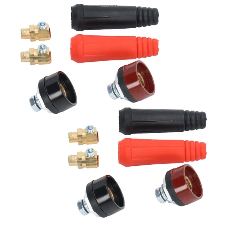 12Pcs Welding Cable Panel Connector Quick Fitting Plug Socket Set Kit For Power Supply
12Pcs Welding Cable Panel Connector Quick Fitting Plug Socket Set Kit For Power Supply