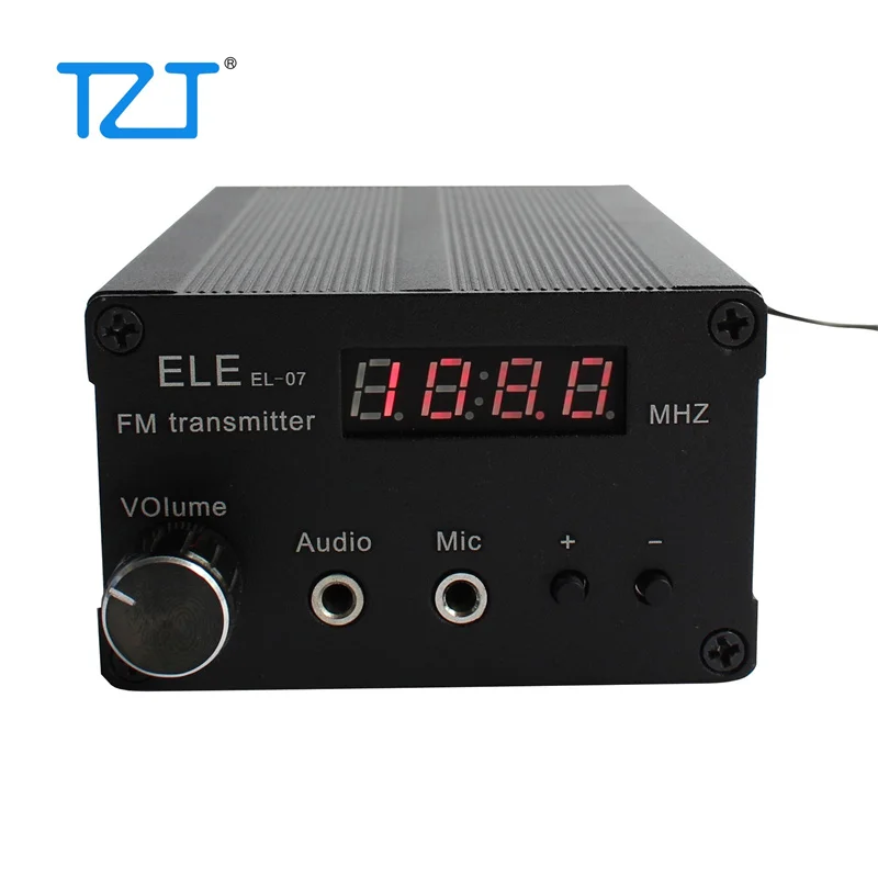 TZT 0.5W Stereo FM Transmitter Wireless Audio Broadcast Radio Transmitter Power Adjustable w/ Antenna Audio Cable
TZT 0.5W Stereo FM Transmitter Wireless Audio Broadcast Radio Transmitter Power Adjustable w/ Antenna Audio Cable