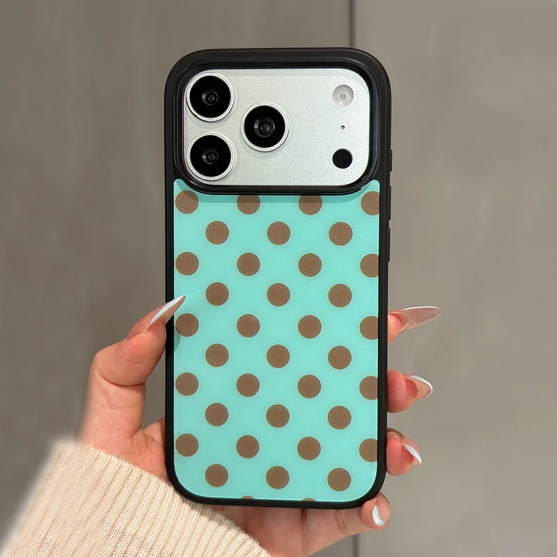 Ins Fashion Polka Dots Green Hard Phone Case For iPhone 15 16 17 Pro Max Protective Back Cover
Ins Fashion Polka Dots Green Hard Phone Case For iPhone 15 16 17 Pro Max Protective Back Cover
