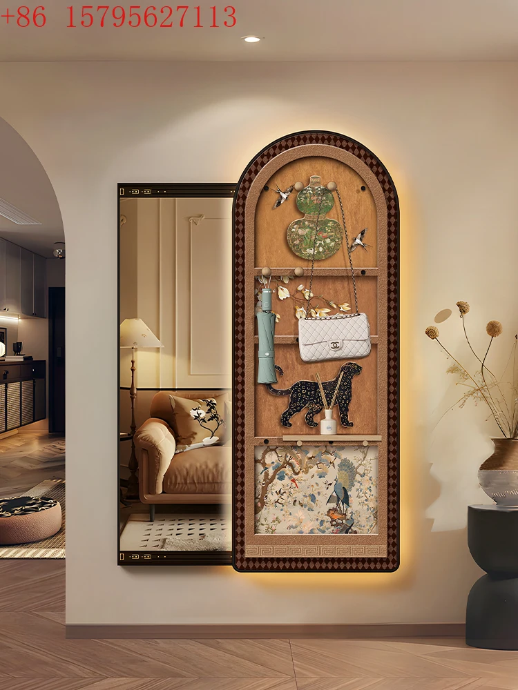 Medieval style hole board full-body mirror French hidden bedroom wall-mounted push-pull mirror
Medieval style hole board full-body mirror French hidden bedroom wall-mounted push-pull mirror